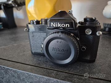 Nikon FE Black - Reflex Analogica 35mm Solo Corpo