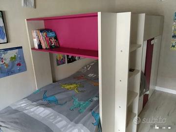 cameretta bambino bambina letto a castello