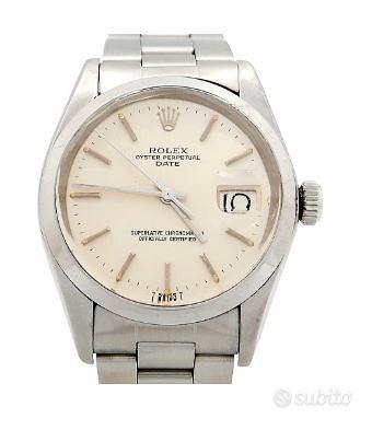 Rolex DATE ref. 1500 Oyster Perpetual 34mm Abbigliamento e