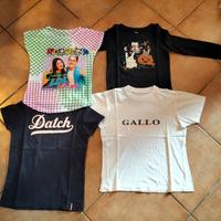 4 t shirt bambina 8-9 anni