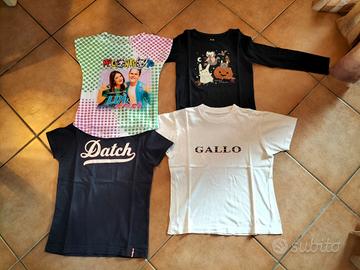 4 t shirt bambina 8-9 anni