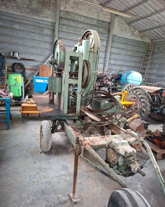 sega a nastro e spacca legna