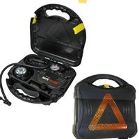 Kit compressore di aria con triangolo di emergenza
