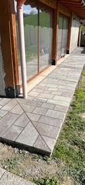 Pietra Porfido squadrato segato per pavimento