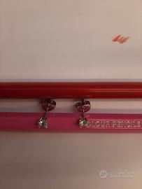 orecchini argento zircone