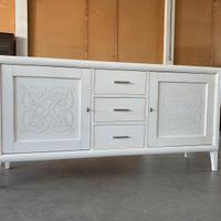 Credenza in legno nuova bianca