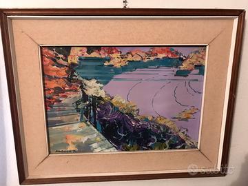 Quadro del pittore Gianni Ambrogio 33x48 cm