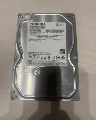 Hdd 500g toshiba
