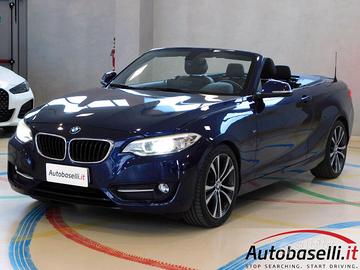 BMW 220 D CABRIO SPORT AUTOMATICA 190CV EURO 6B