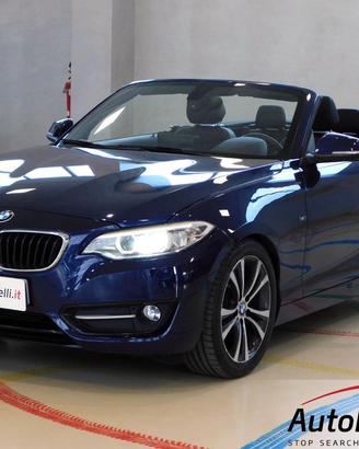 BMW 220 D CABRIO SPORT AUTOMATICA 190CV EURO 6B