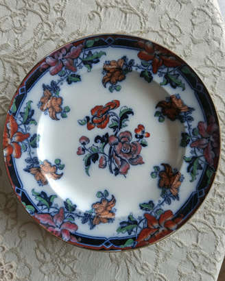 Piatto NAPIER Vintage Antico Fiori Pittura 26cm