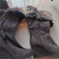 stivali Miss Roberta con pelliccia