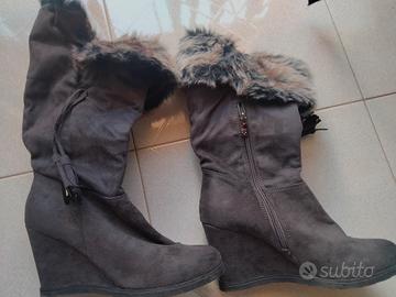 stivali Miss Roberta con pelliccia