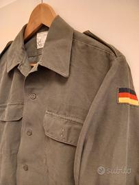 Giacca Camicia Militare Bundeswehr Moleskin 1979