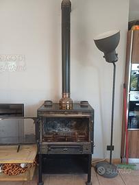 caminetto a legna  9kw su telaio o incasso a muro 