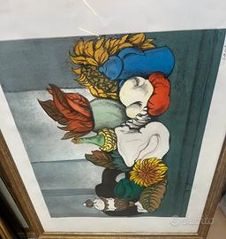 Domenico cantatore litografia quadro