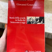 Libro storia della scuola in Italia dal settecento