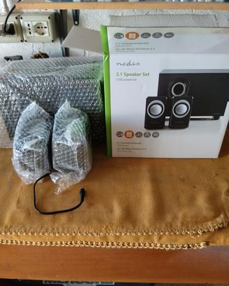 Sistema audio 2.1 nuovo.