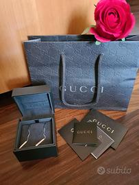 orecchini nuovi Gucci oro 750