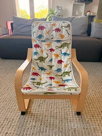 Sedia poltrona ikea poang bambini