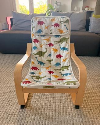 Sedia poltrona ikea poang bambini
