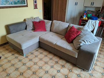 divano letto con penisola 