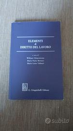 Elementi di Diritto del lavoro 