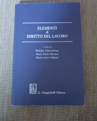 Elementi di Diritto del lavoro 