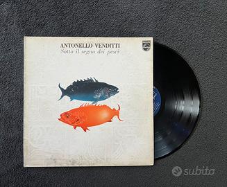 Vinile Antonello Venditti Sotto il segno dei pesci