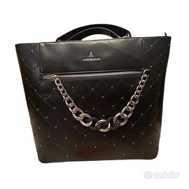 Borsa a tracolla nera nuova Atelier du Sac