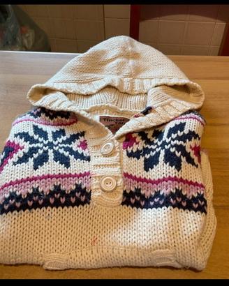 Maglione donna lana pesante natalizio taglia M