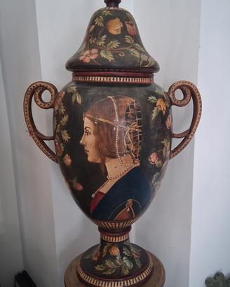 Vaso montopoli anni 50 dipinto a mano 