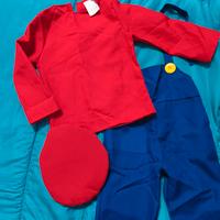 vestito carnevale super Mario 
