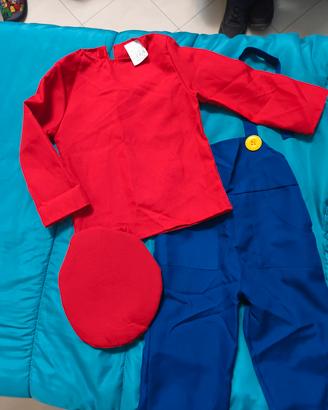 vestito carnevale super Mario 