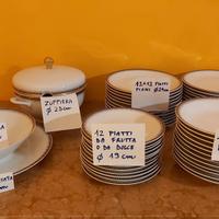 Antico servizio piatti e caffè stile imperoBavaria
