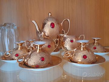 Set di tazzine oro zecchino