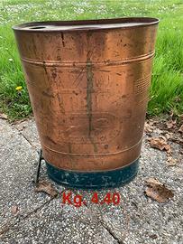 Vecchio solforatore in rame vintage/arredo rustico
