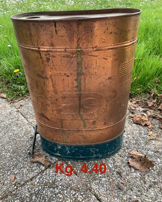 Vecchio solforatore in rame vintage/arredo rustico