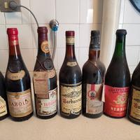 bottiglie di vino da collezione 
