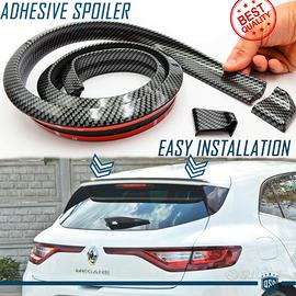 SPOILER Posteriore Per Renault Lama Tetto CARBONIO