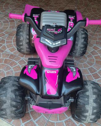 PEG Corral T-Rex 330W Pink Quad Elettrico