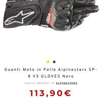 ALPINESTAR SP8 TAGLIA M
