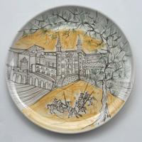 Piatto ceramica E.Mari Urbino