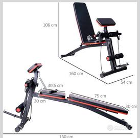 Panca Palestra Pieghevole. Come nuova.