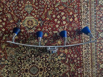 Lampadario moderno 4 luci - faretti orientabili