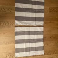 Fodere copri cuscino a righe 60x60 cm