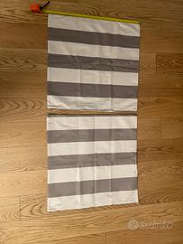 Fodere copri cuscino a righe 60x60 cm