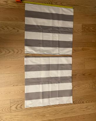 Fodere copri cuscino a righe 60x60 cm