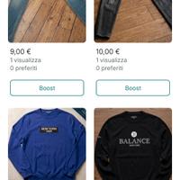 abbigliamento come nuovo 