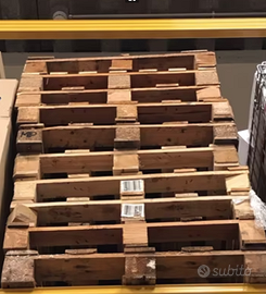Bancali Pallets Pedane in legno LEGGERI cm.80x120